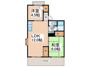 Ｓｐｅｒａｎｚａの物件間取画像